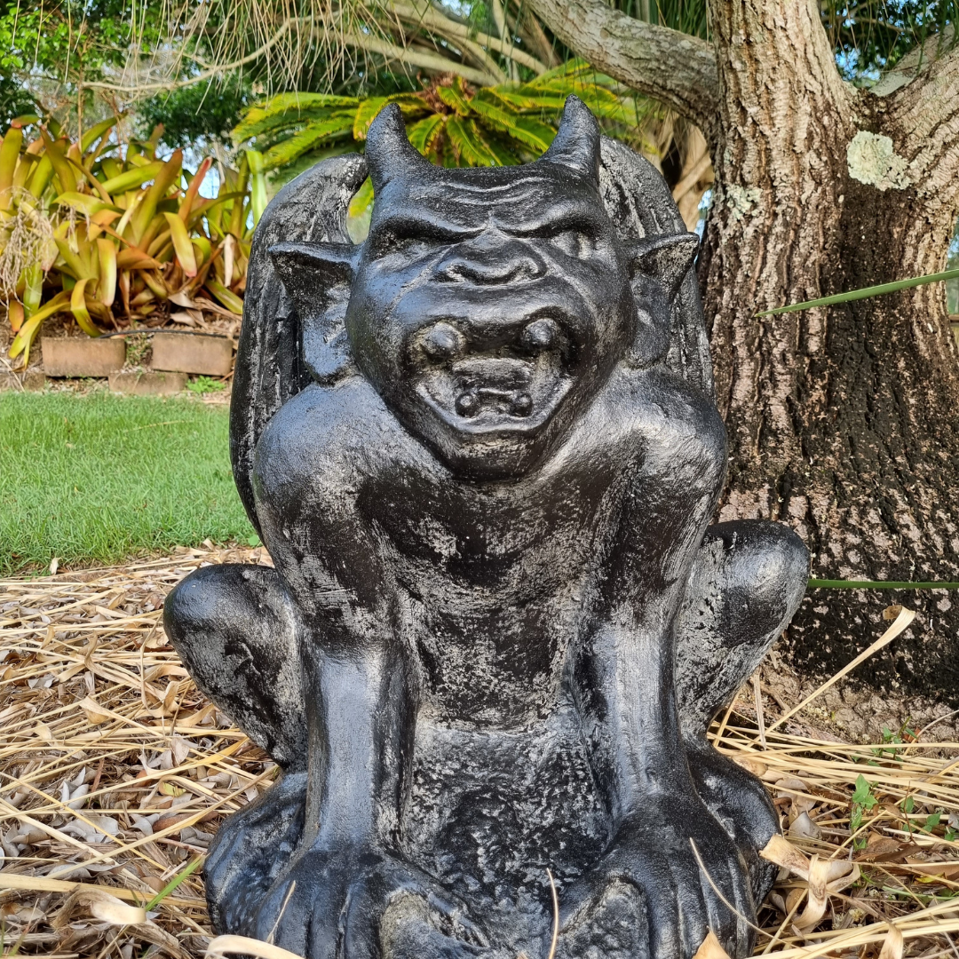 Gargoyle Garden Statues Rustic Style