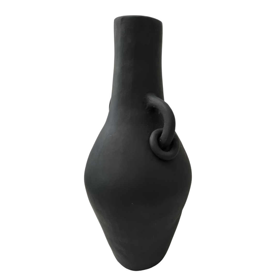 Matte Black Vase 