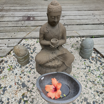 Japanese-Style Garden Stone Basin