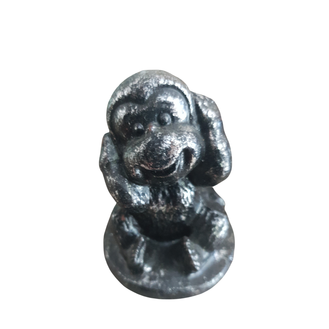 Three Wise Monkeys Resin Figurines SILVER