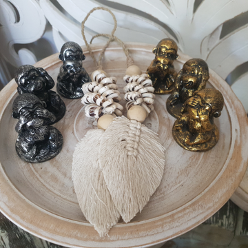 Three Wise Monkey Resin Figurines