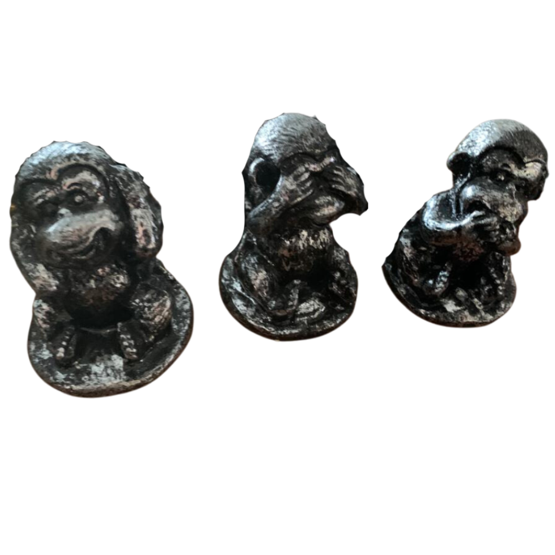 Three Wise Monkeys Resin Figurines