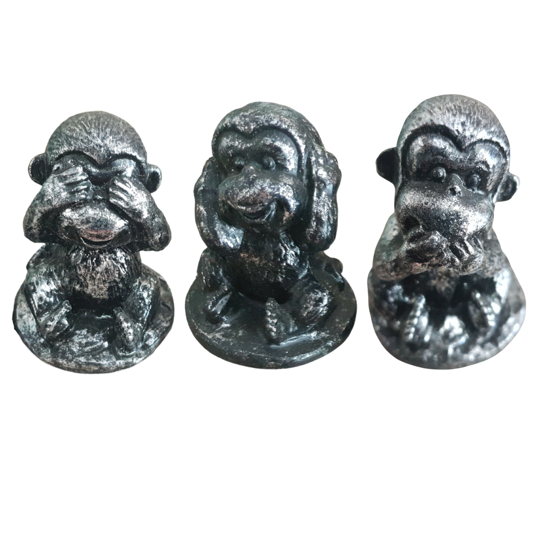 Three Wise Monkeys Resin Figurines