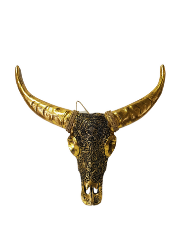 Boho Cow Bull Skull