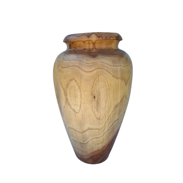 Stylish Pot - Vase Wooden Carved Design