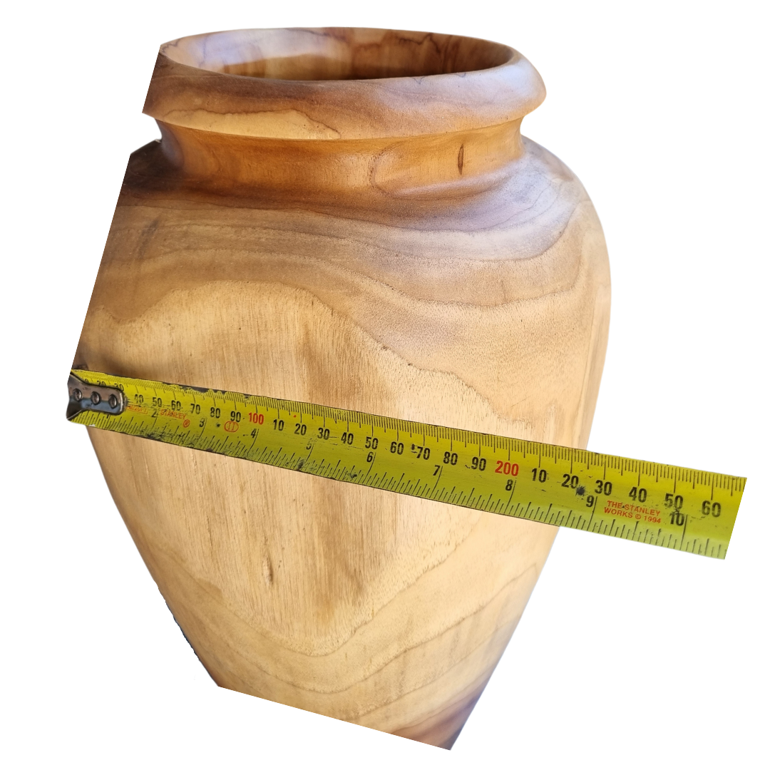 Stylish Pot - Vase Wooden Carved Design