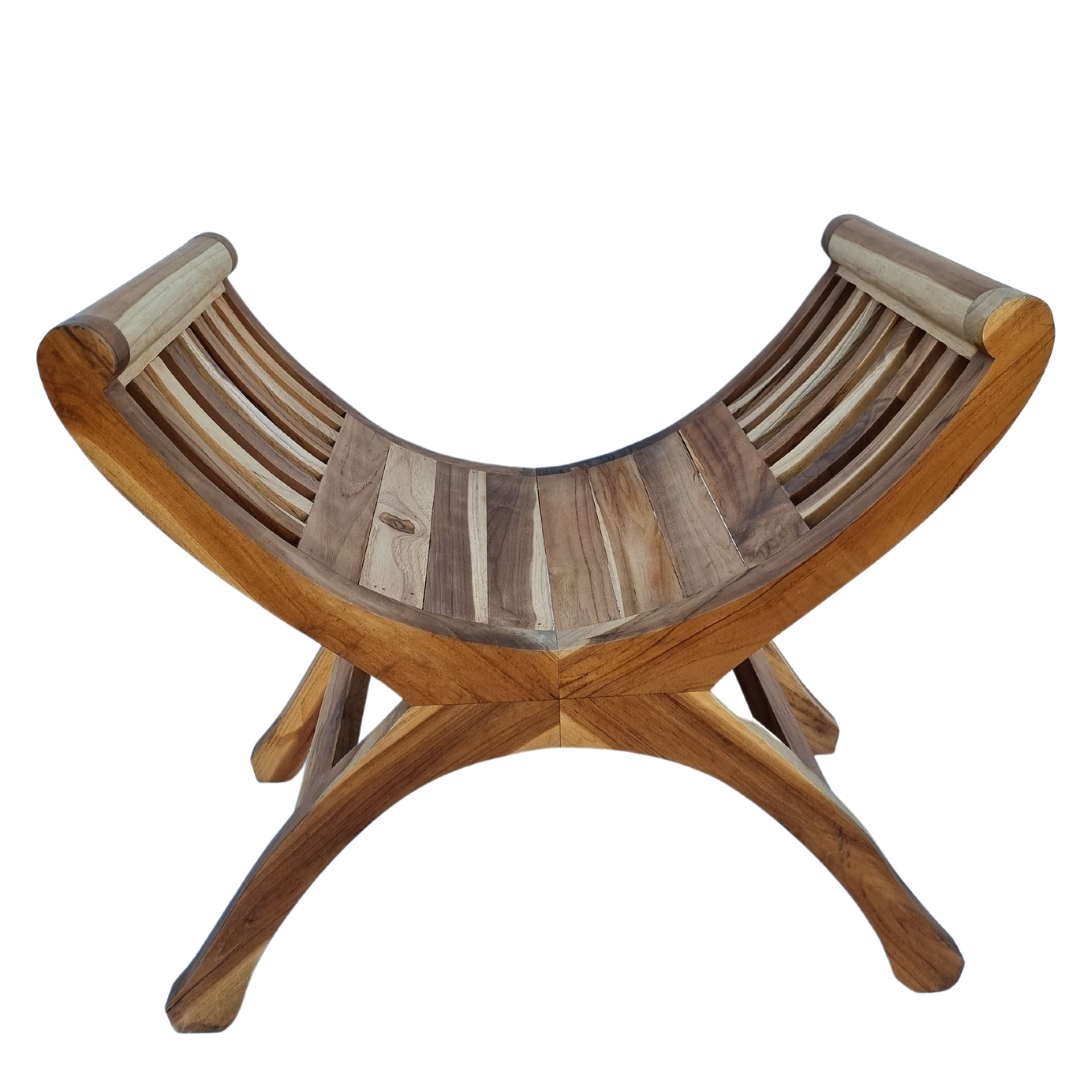 Indonesian Teak Wood Stool