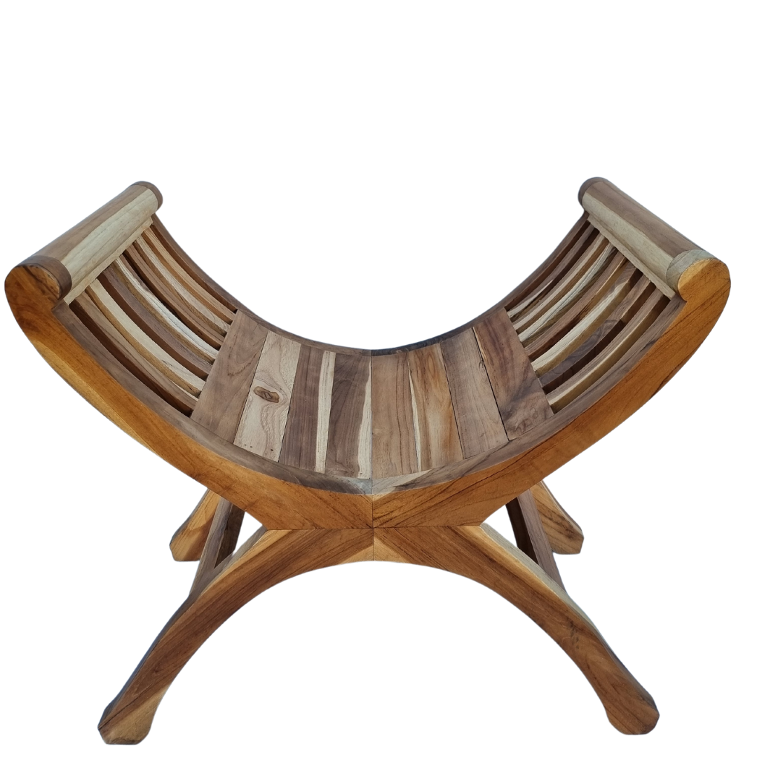 Indonesian Teak Wood Stool