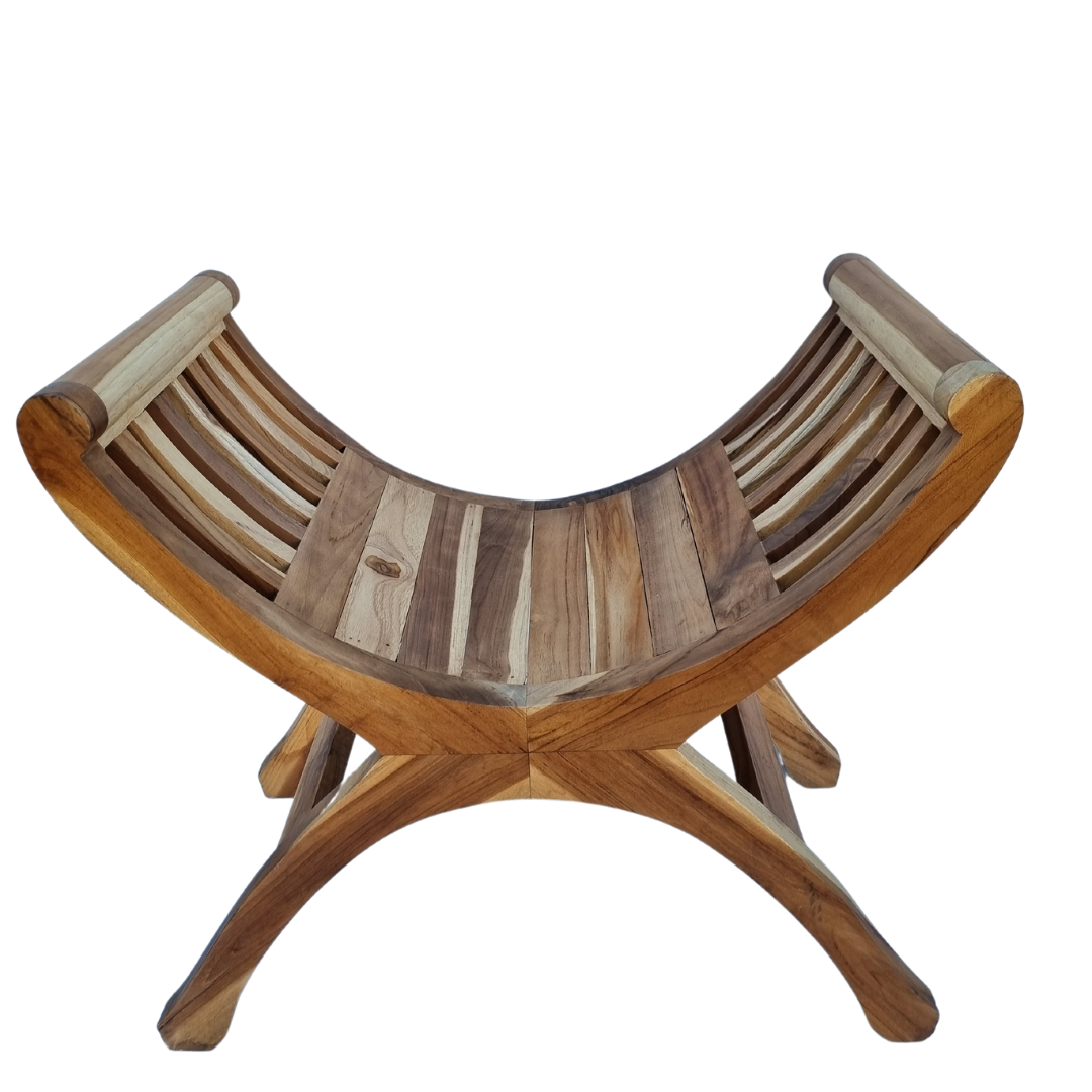 Indonesian Teak Wood Stool