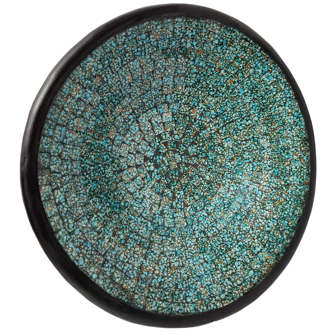 Mosaic Tile Bowl Turquoise