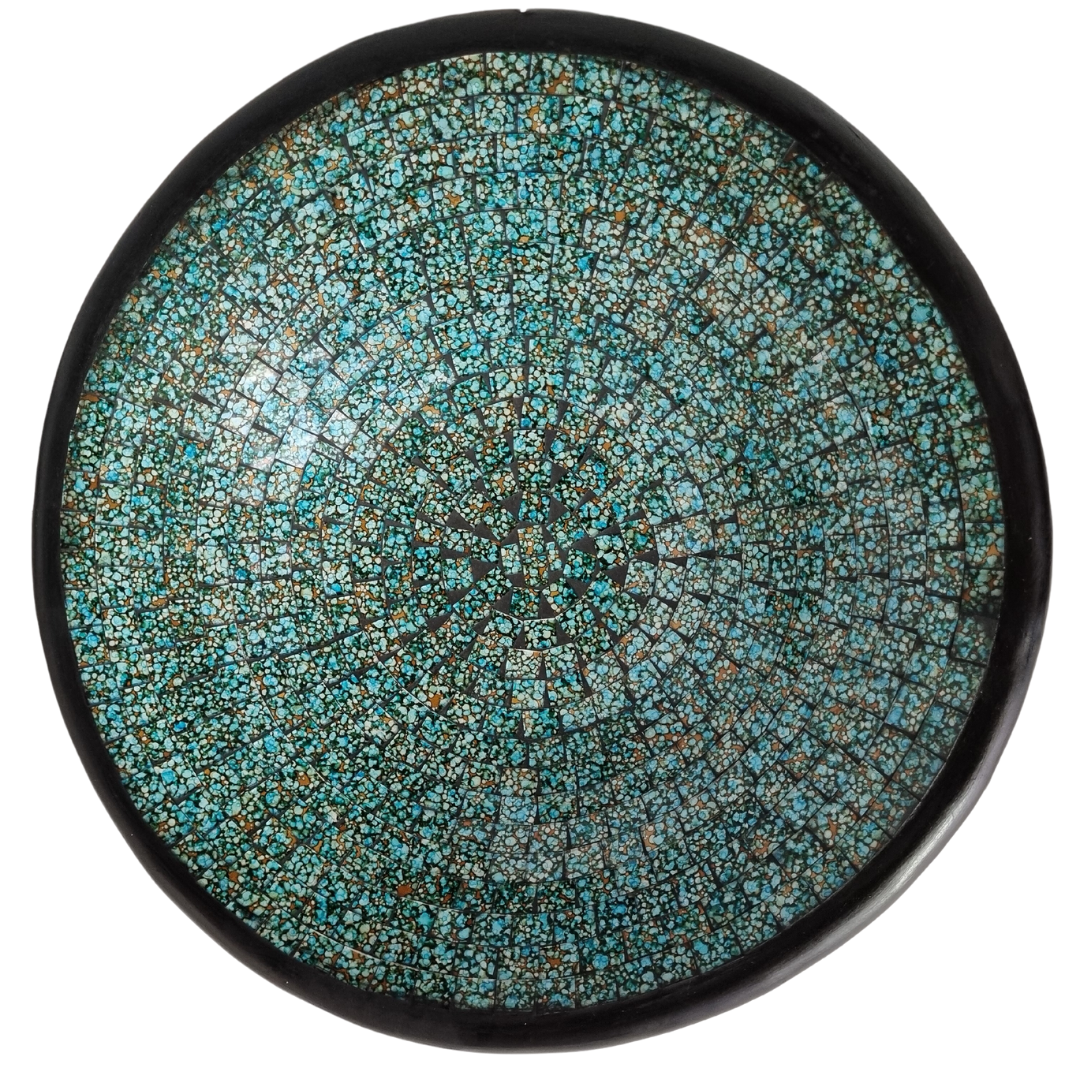 Mosaic Tile Bowl Turquoise