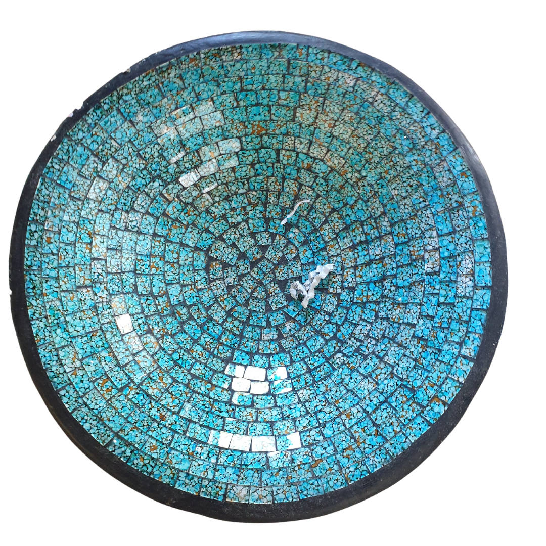 Mosaic Tile Bowl Turquoise