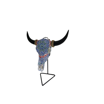 Vibrant Bull - Cow Skull Elegance Collection