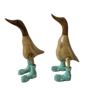 Bamboo Root Ducks Turquoise