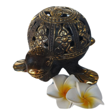 Brass Turtle Tea Light Holder