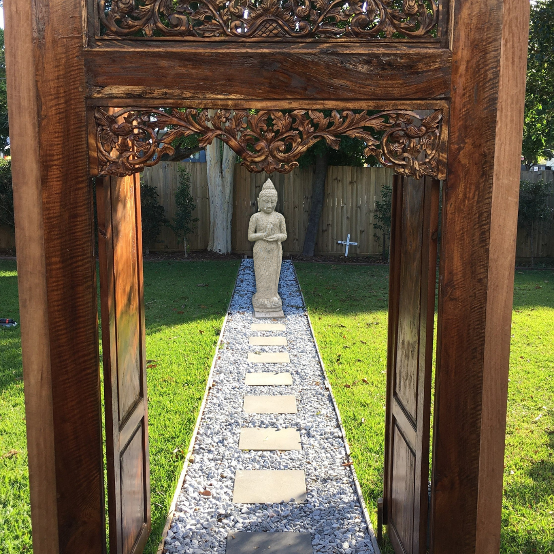 Solid Stone Buddha Statue