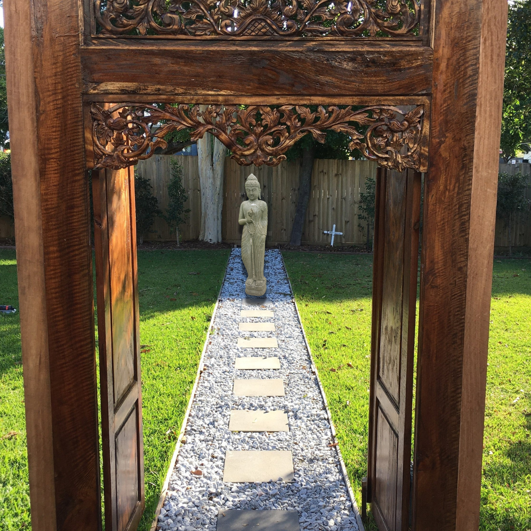 Solid Stone Buddha Statue