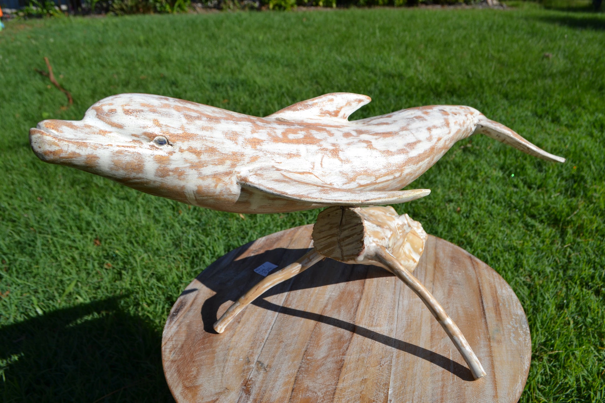 Dolphine Carving on Stand