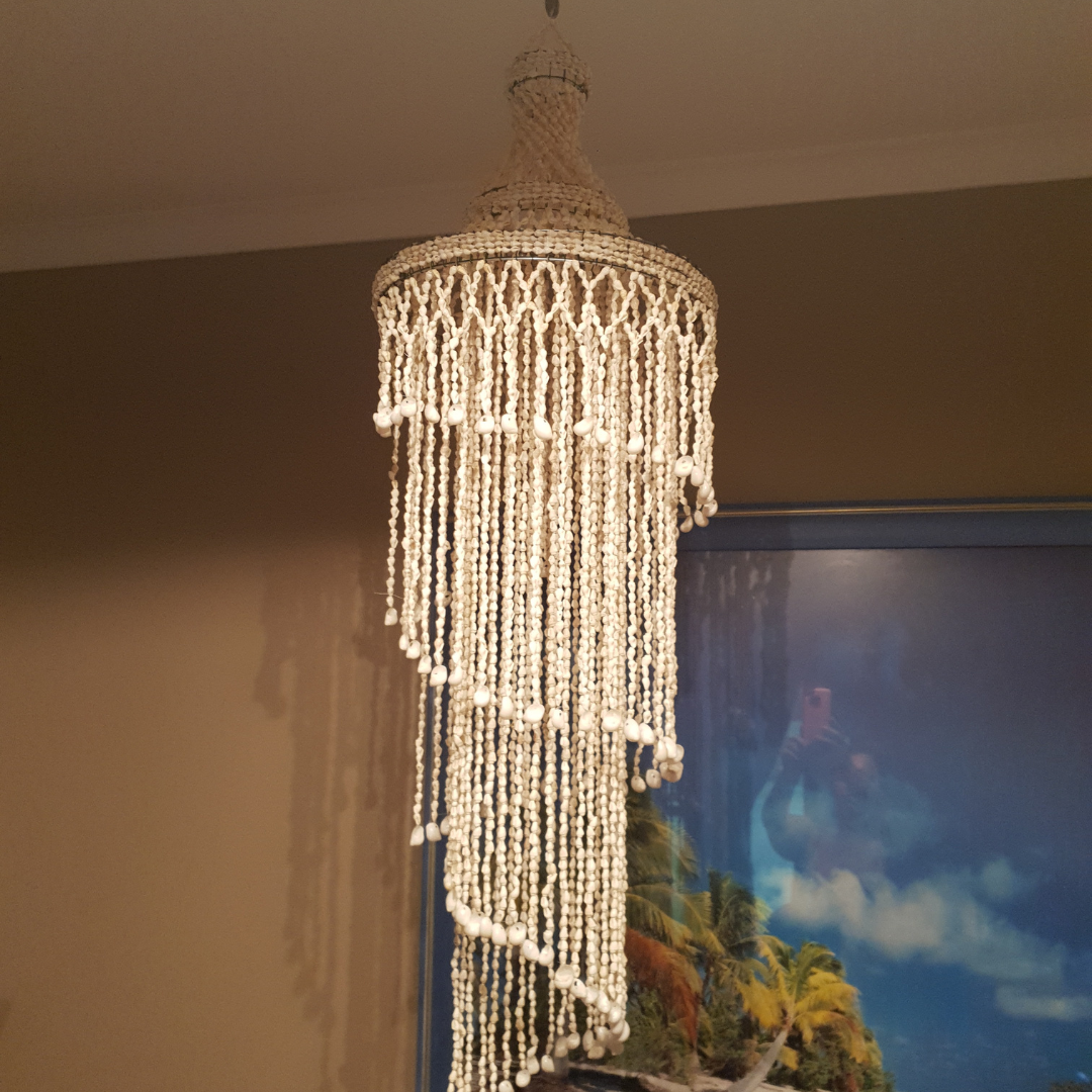 Shell Chandelier Spiral Design