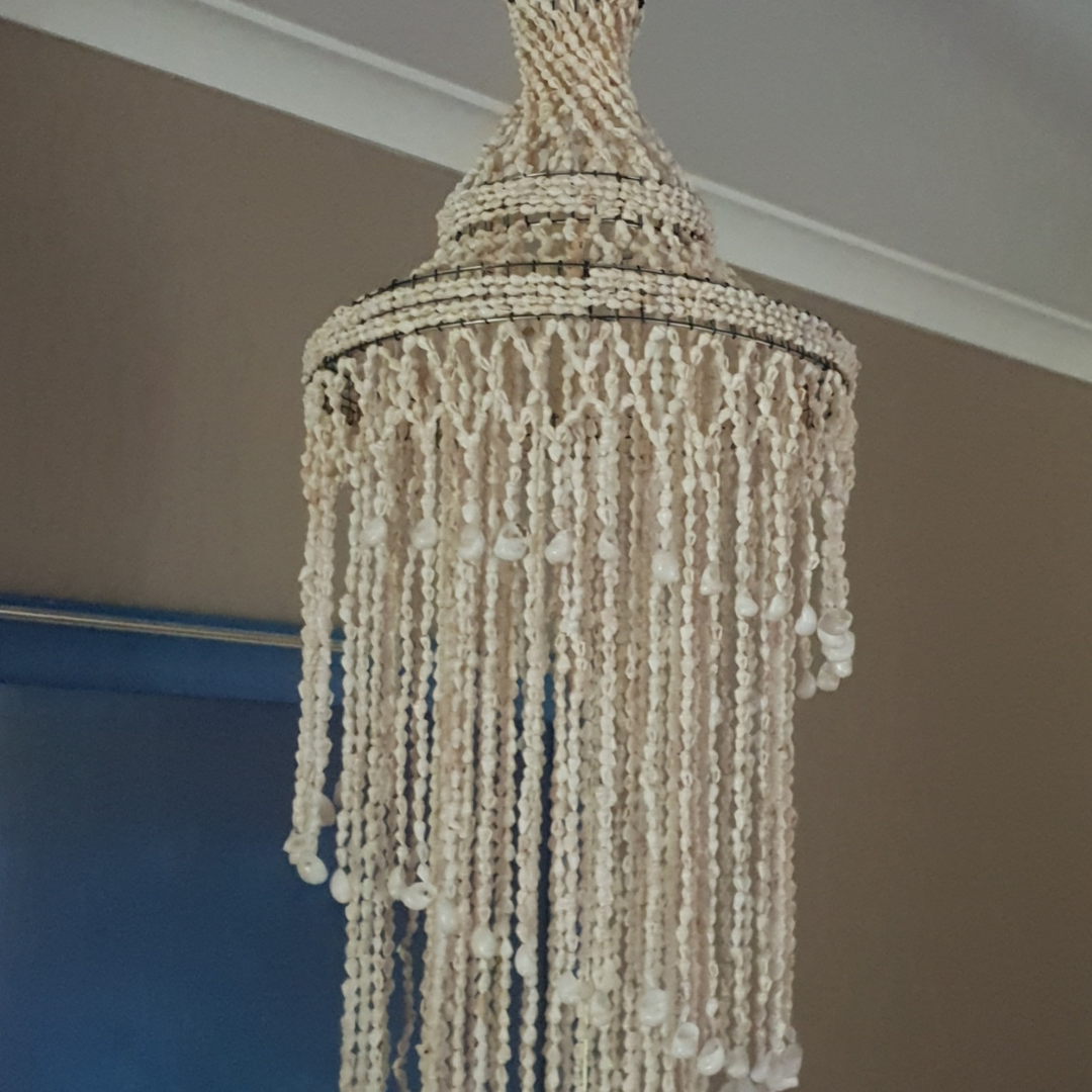 Shell Chandelier Spiral Design