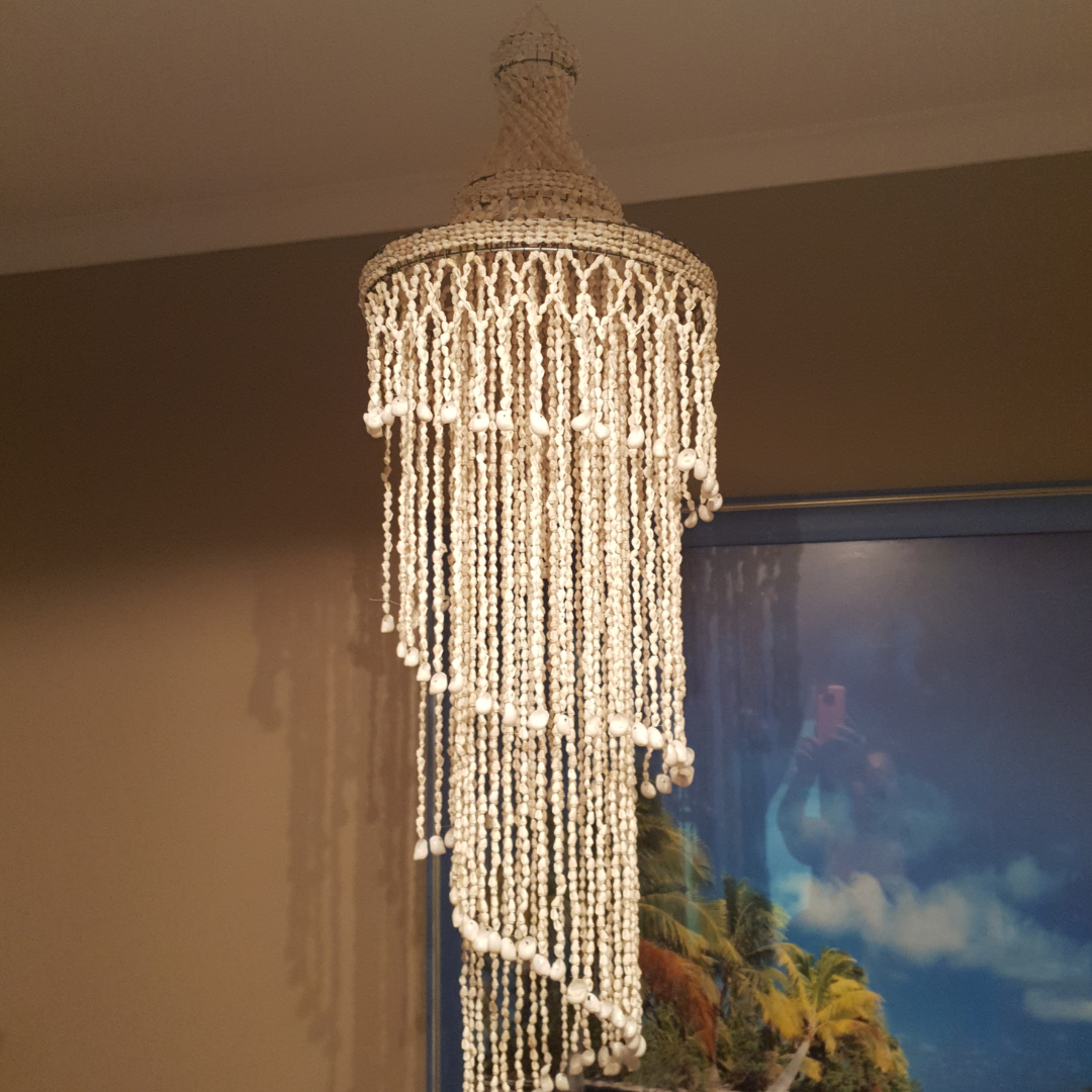 Shell Chandelier Spiral Design