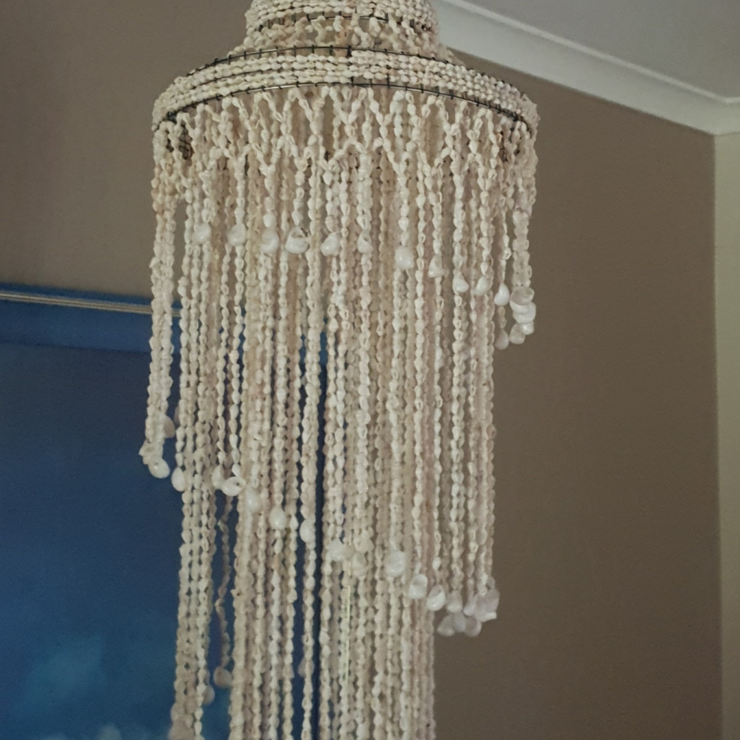 Shell Chandelier Spiral Design