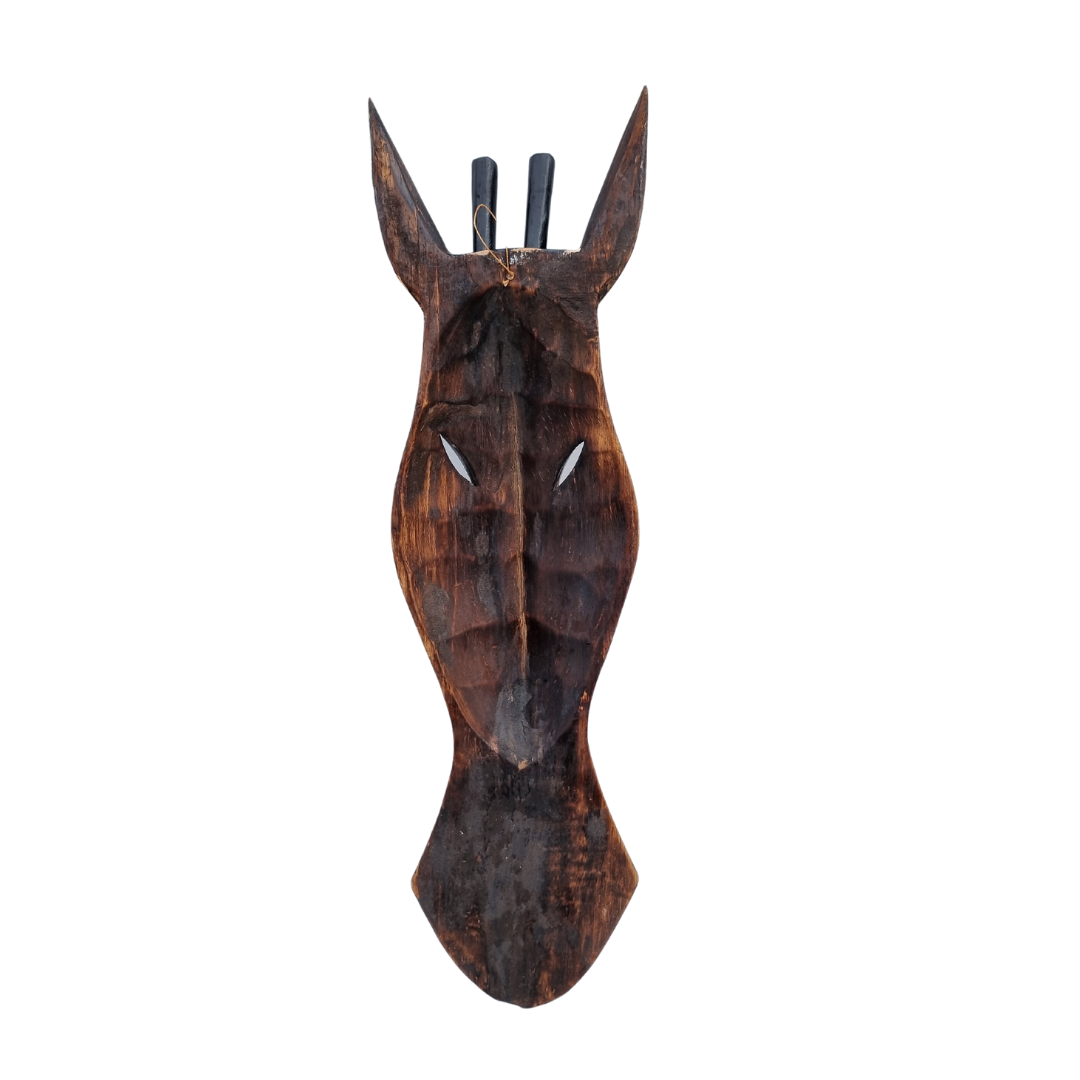 Giraffe Mask Decorative Wall Art