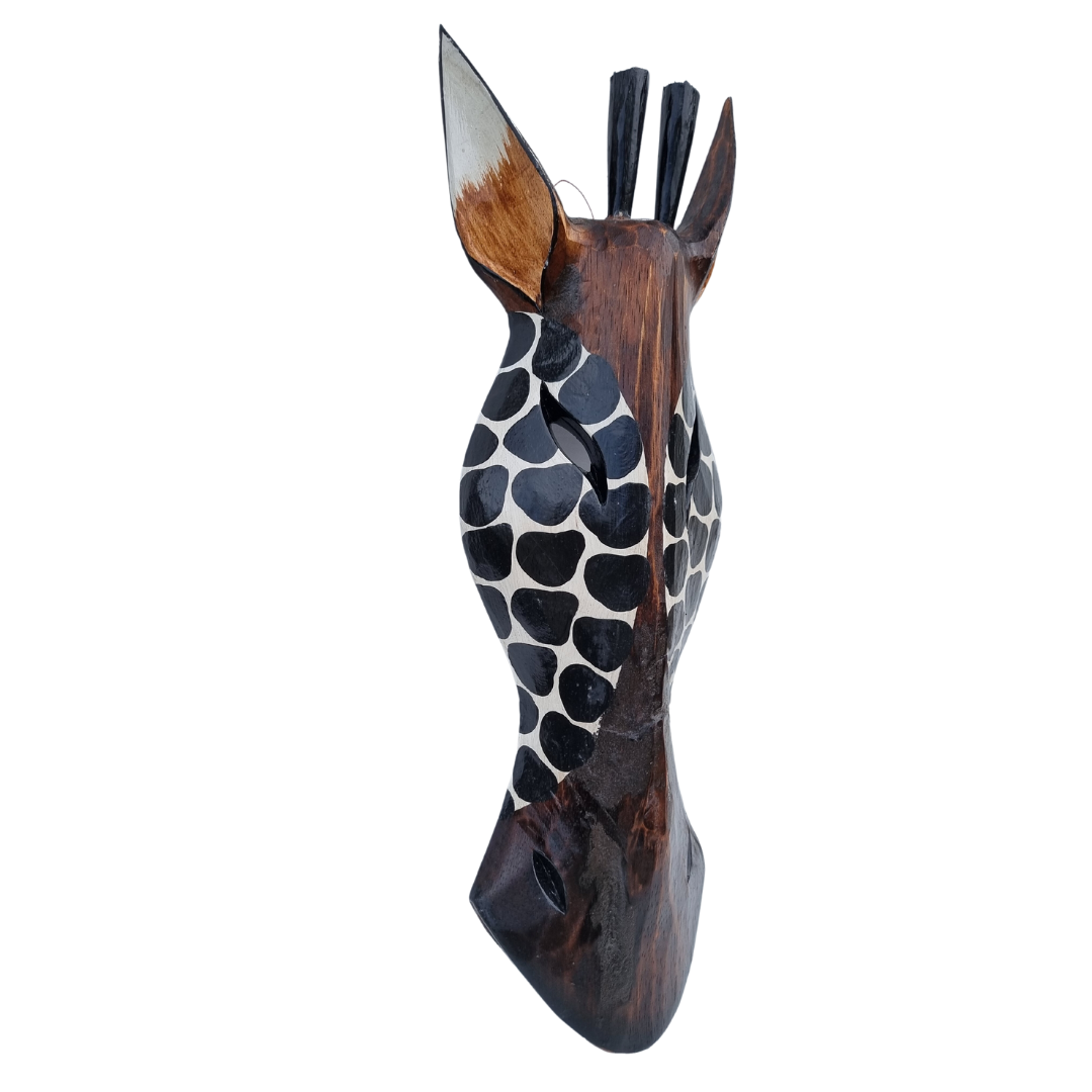 Giraffe Mask Decorative Wall Art