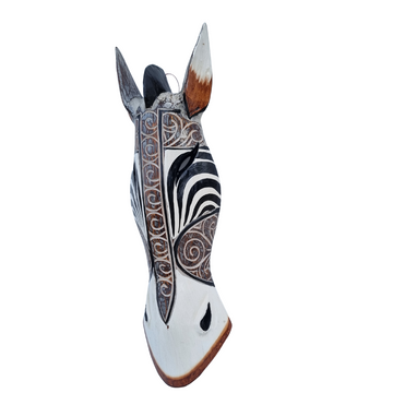 Zebra Mask Wall Art African Style