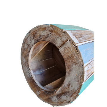 Barrel Style Wooden Decor Display Piece's