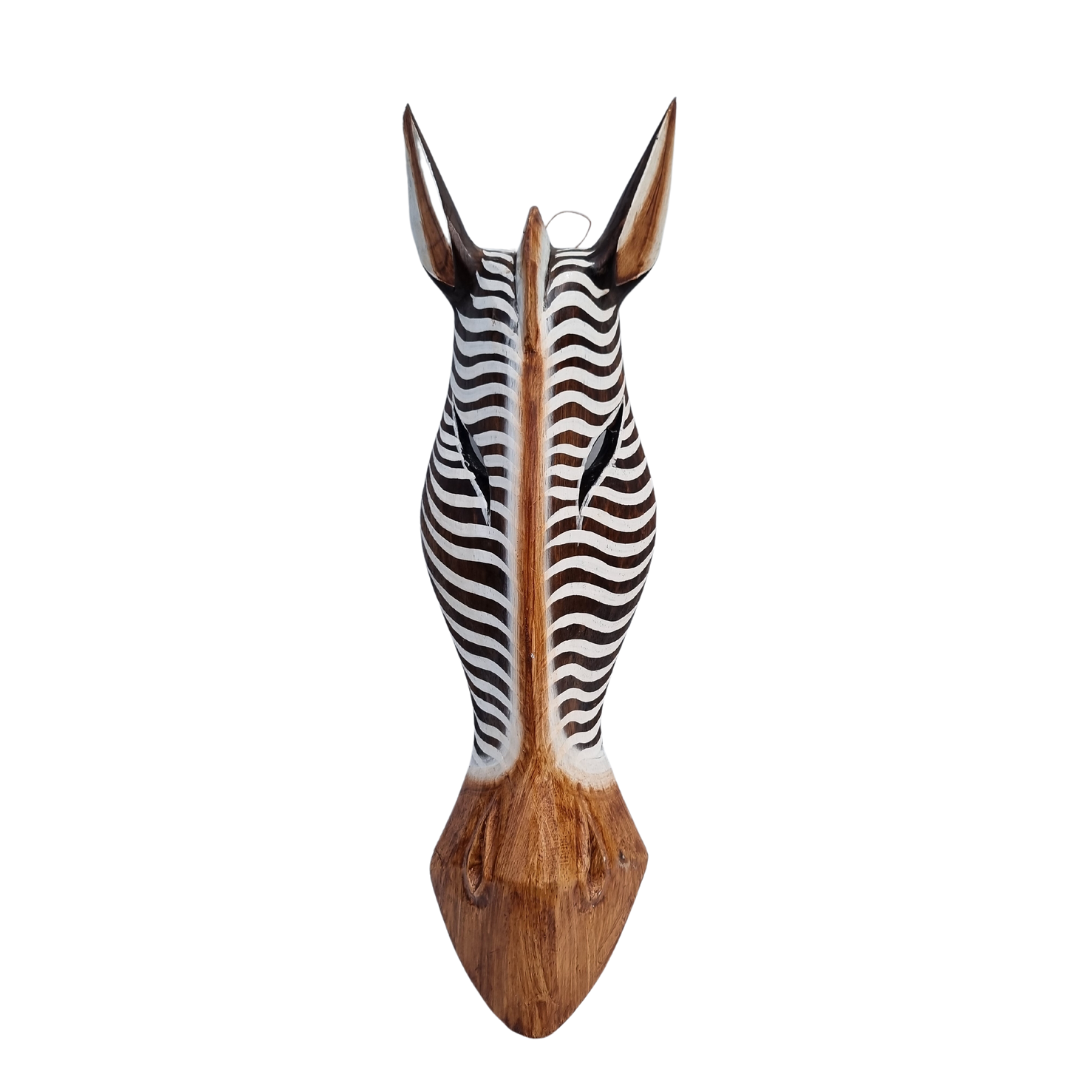 Zebra Animal Wall Mask Art