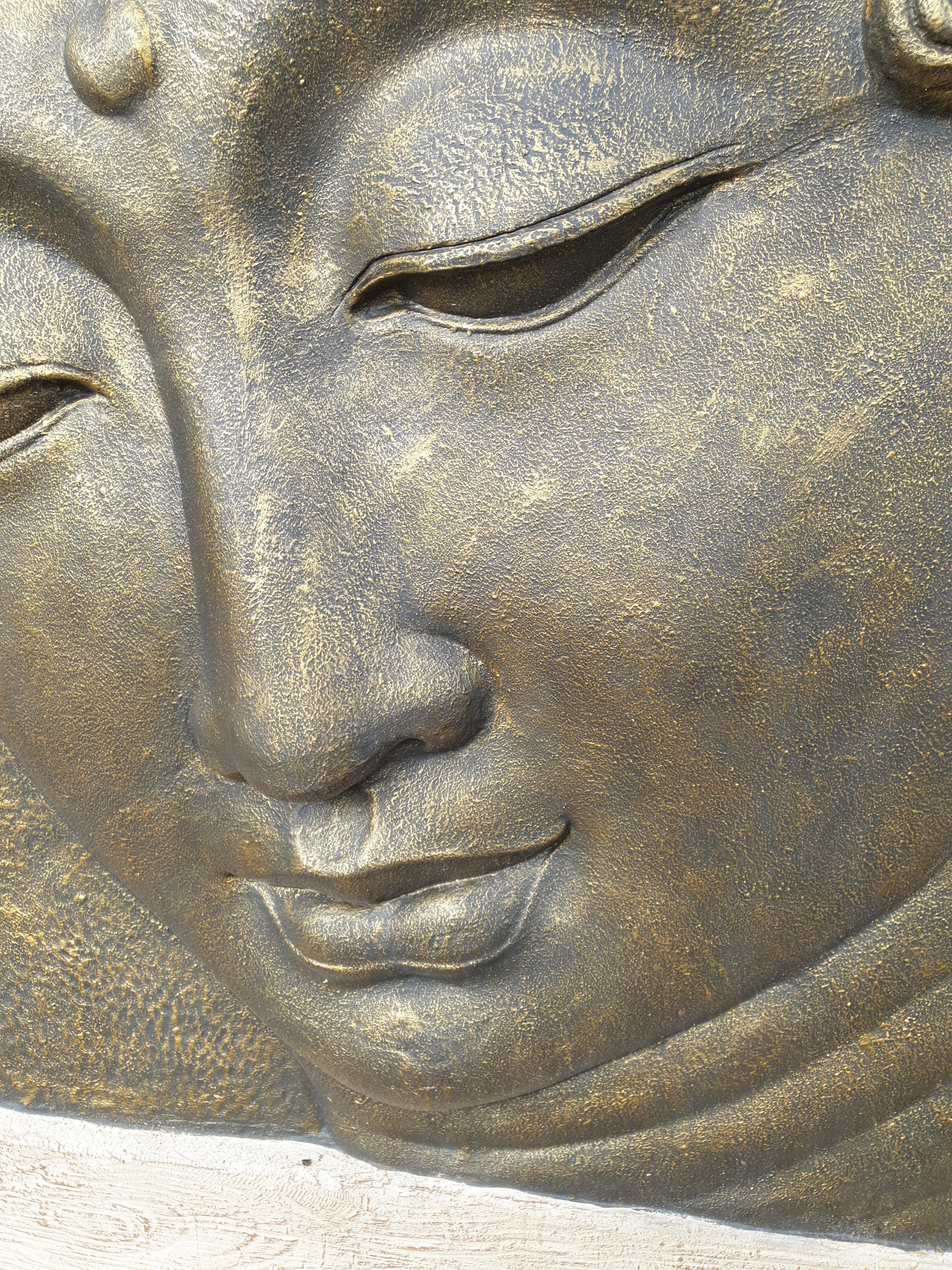 close up of the buddha