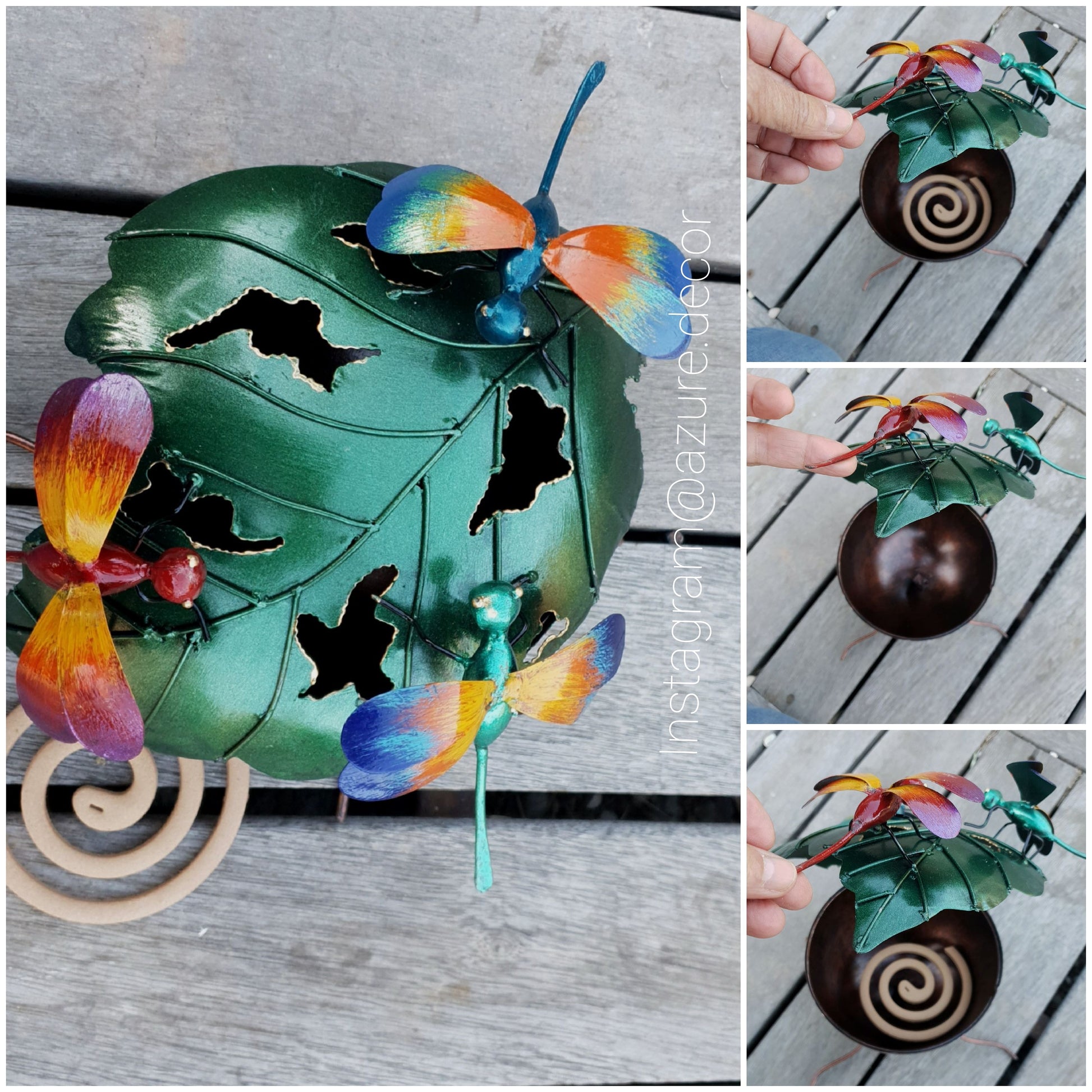  Mosquito Coil Holder Dragon Fly Design