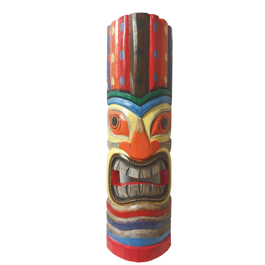 Tiki Mask Tribal Wall Art