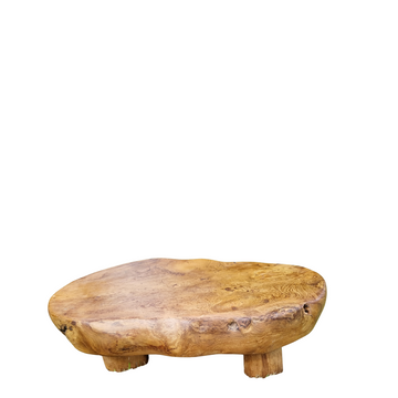 Table - Platter Stand Solid Teak Wood