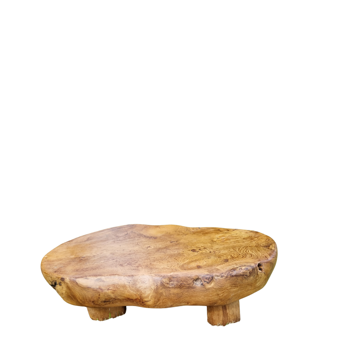 Table - Platter Stand Solid Teak Wood