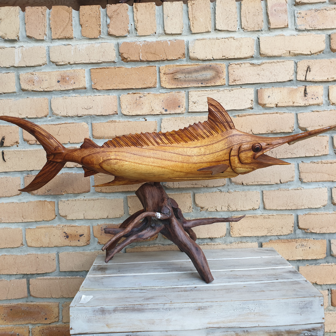 Giant Trevally Fish Carving