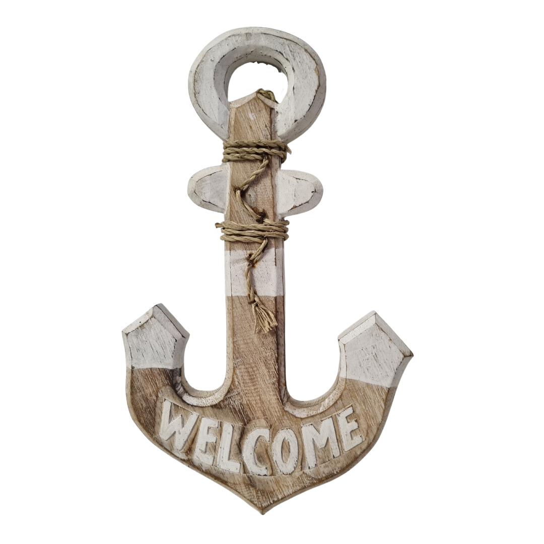 small 30cm wooden anchor