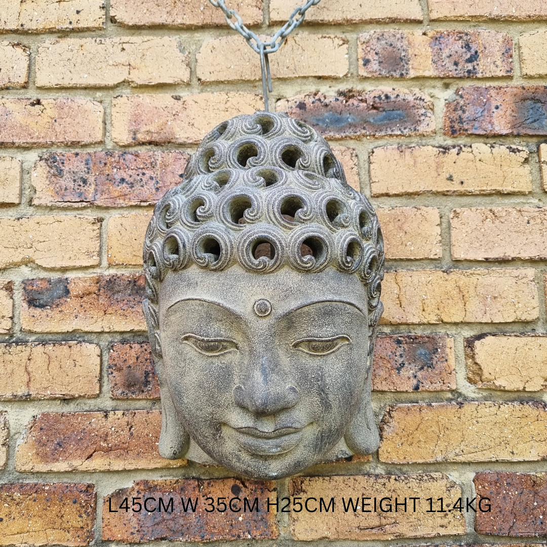 Buddha Head Mask Wall Plaque