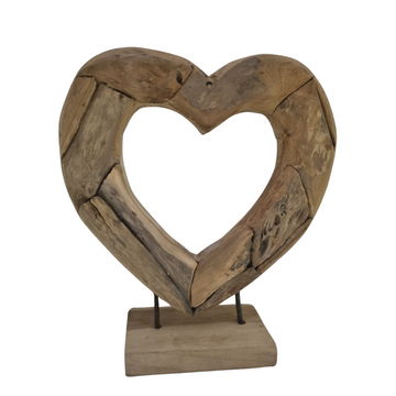 Driftwood Heart Art Deco