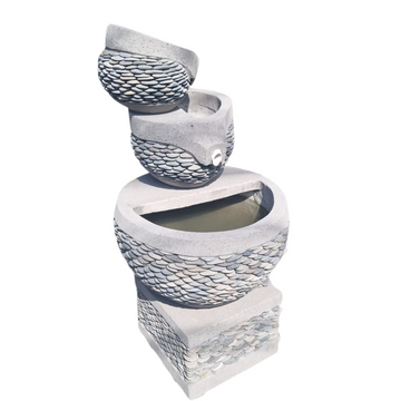 Pebble Style Cascading Water Feature