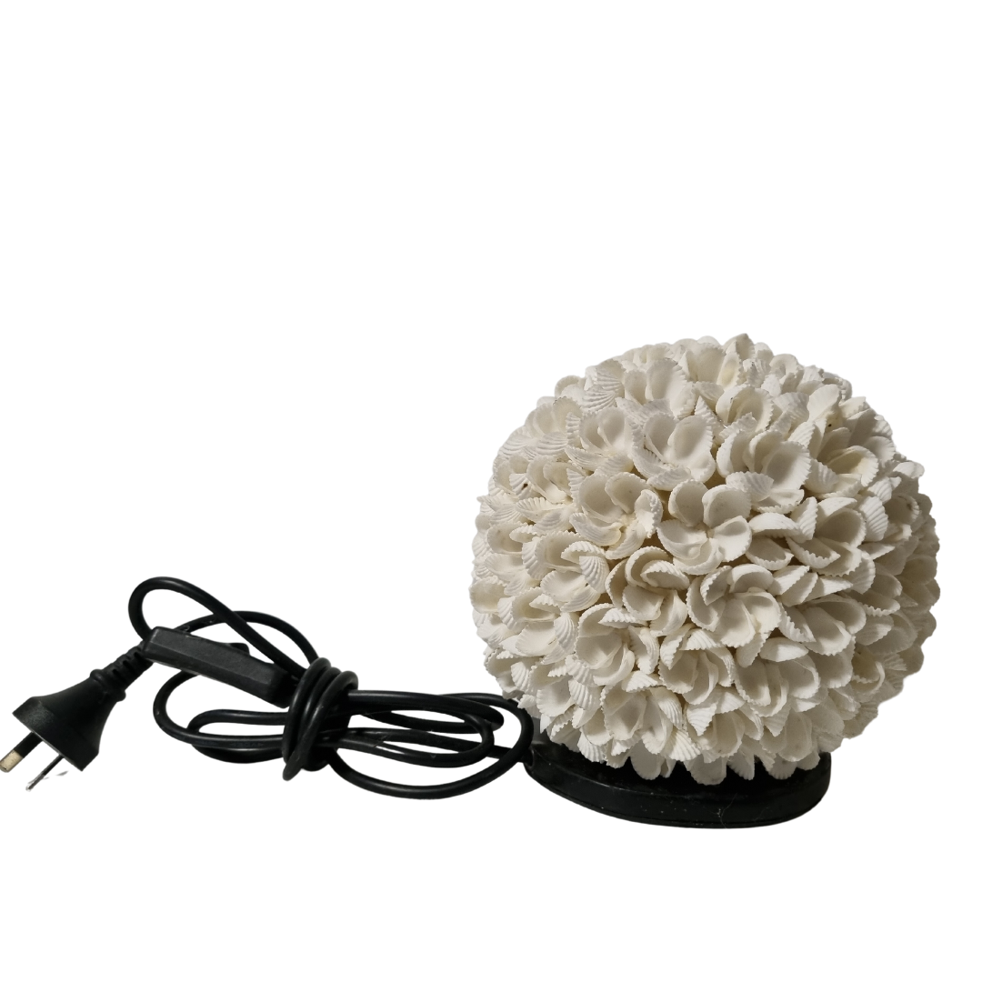 Table Lamp Rose Shell Design 15cm