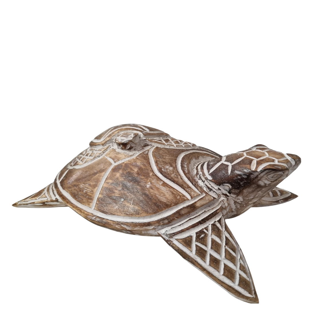 Tropical Style Wooden Turtles 