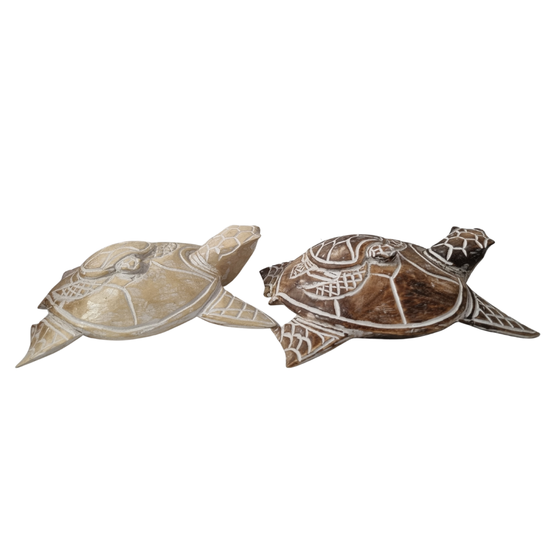 Tropical Style Wooden Turtles 