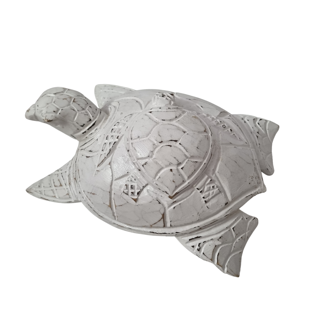 Tropical Style Wooden Turtles 