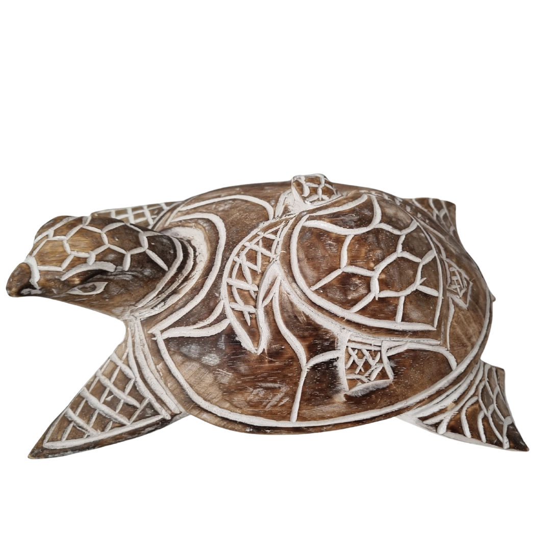 Tropical Style Wooden Turtles 