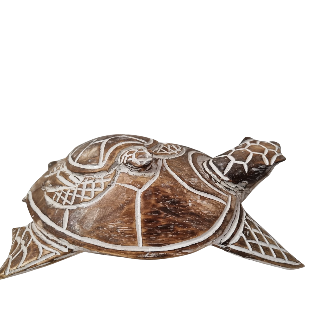 Tropical Style Wooden Turtles 