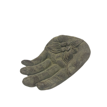 Stone Hamsa Hand Incense Holder