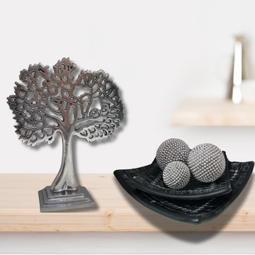 Silver Tree Of Life Decor