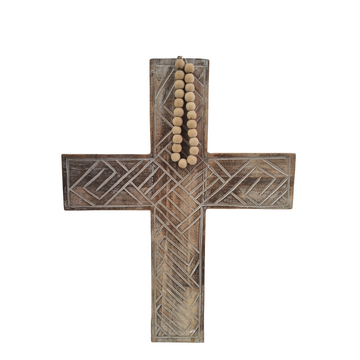 Rustic Boho Wooden Cross